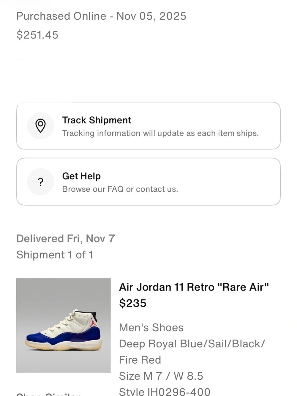 Jordan Men’s Sneakers - White, Navy, Red
